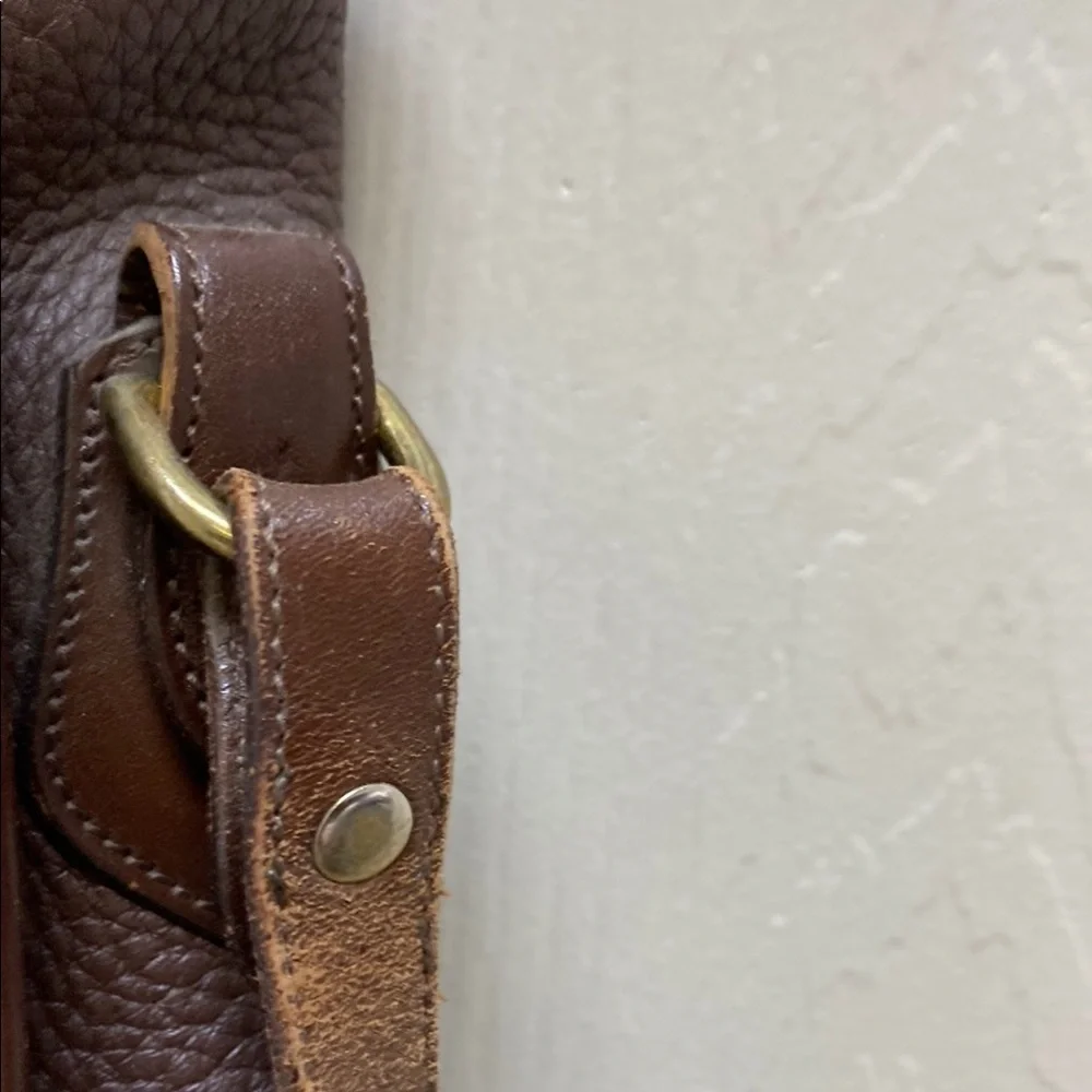 Classic Dooney & Bourke Brown Leather Bag - Picture 4 of 13